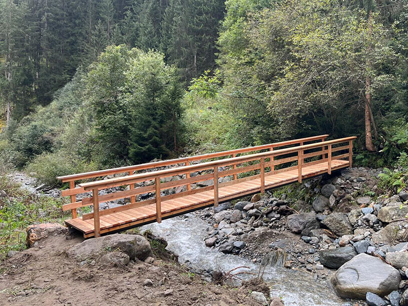 Gartenkonstruktion aus Holz