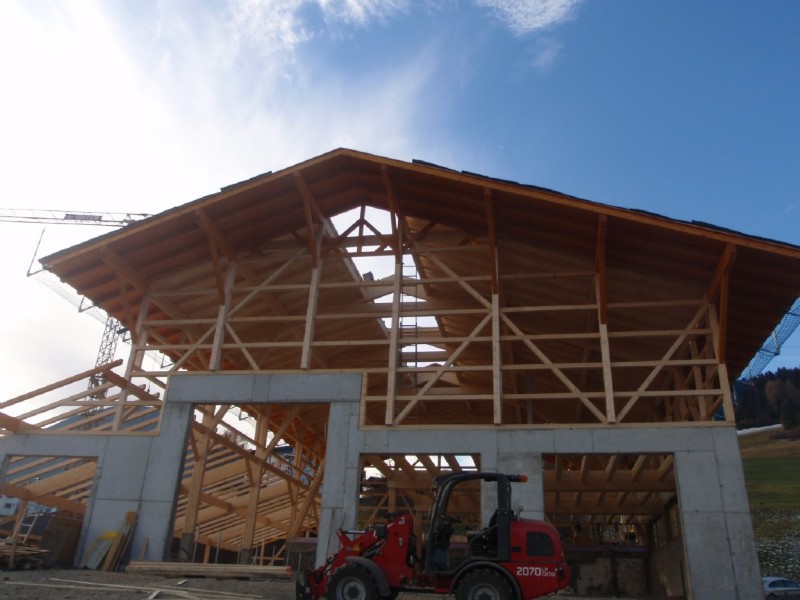 Agrargebäude mit Holz